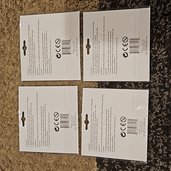 NWT 4th of July Kids Face Art, Festive Light Up Spinners. 8-Piece Bundle ☆Gift - Picture 4 of 9